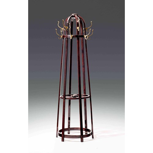 A COAT AND HAT STAND